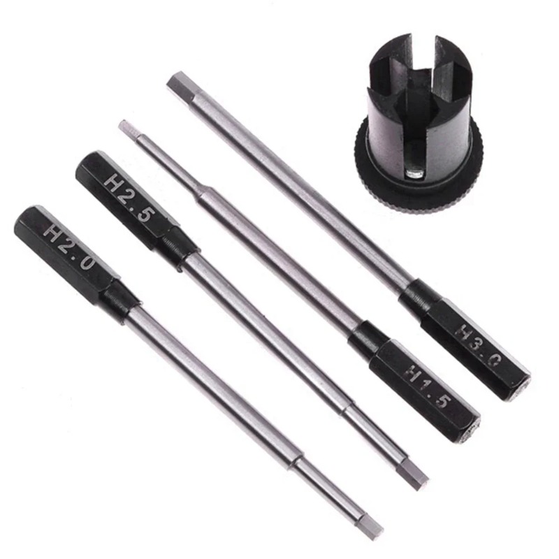 4-in-1 육각 드라이버 스크루드라이버 세트 1.5- - Rc Helicopter Tool Kit 리뷰 및 가격