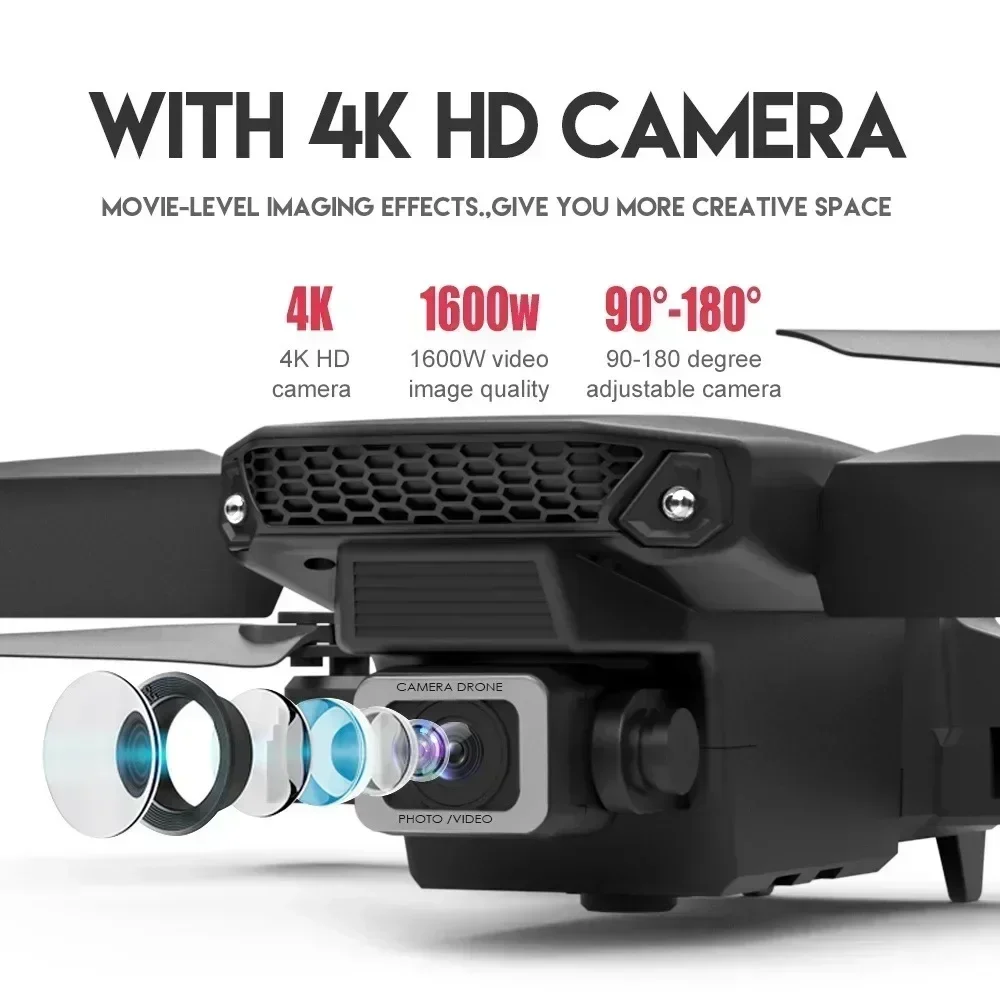 E88 프로 와이파이 FPV 드론, 광각 HD 4K 1 - Rc Helicopter Case 리뷰 및 가격