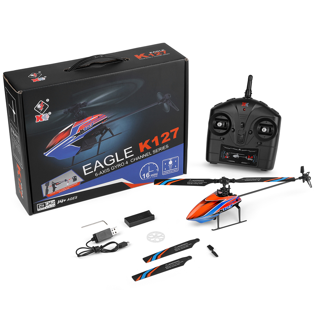 WLtoys XK K127 2.4G 4CH 6-Aixs - Rc Helicopter Electric 리뷰 및 가격