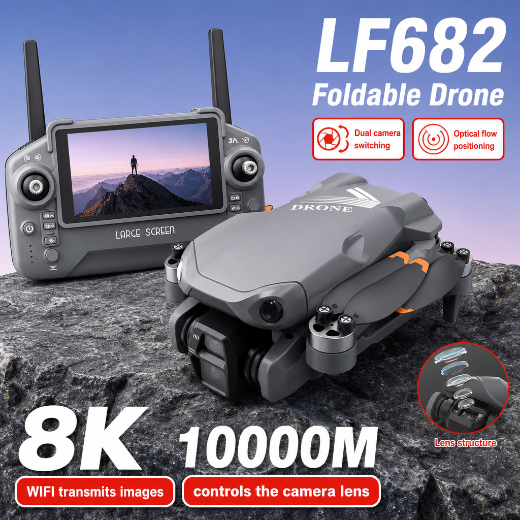 항공 사진 촬영 LF682 드론 8K HD 듀얼 카메라 - Rc Helicopter Electric 리뷰 및 가격